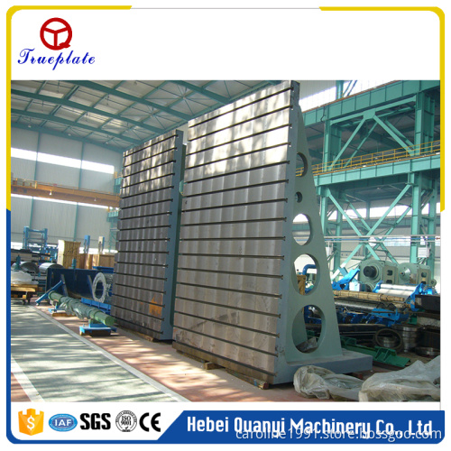 cast iron vertical angle plate with T-slot